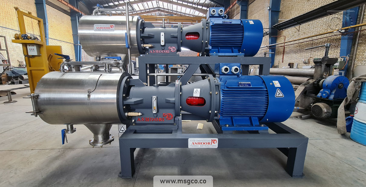 دستگاه صافی ( عصاره گیر ) توربو ماشین سازی عاشوری