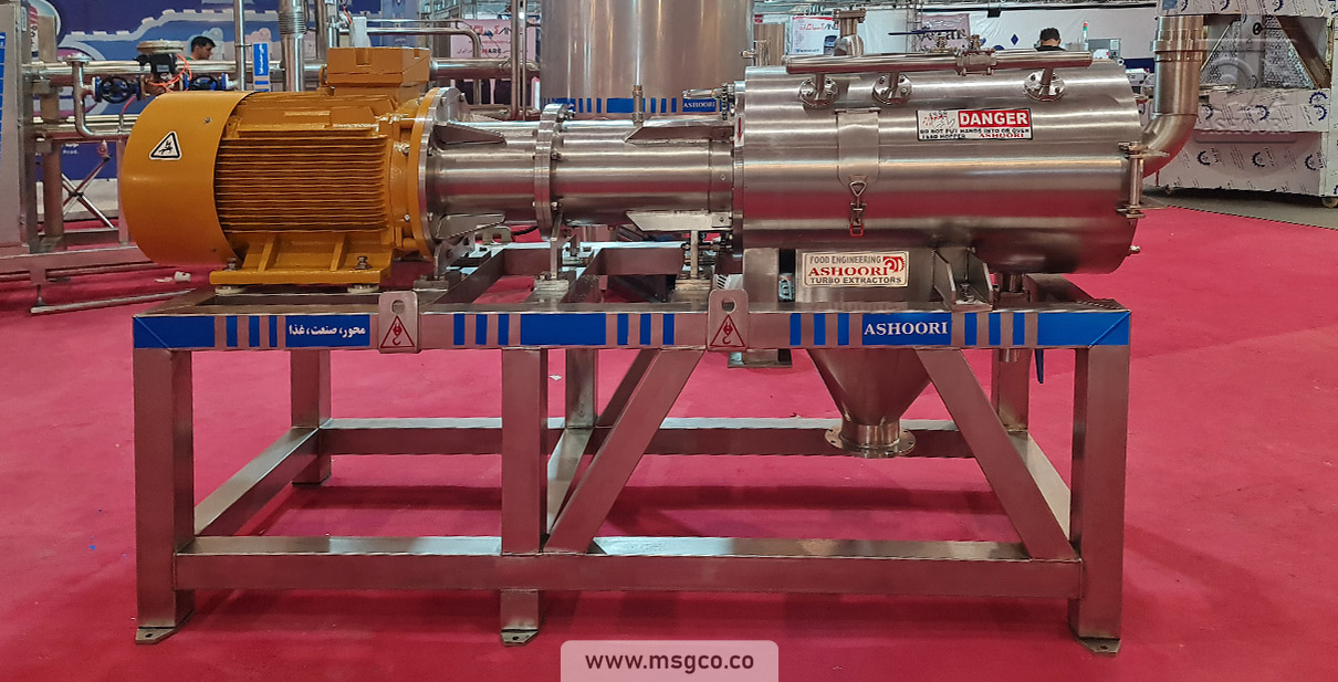 دستگاه صافی ( عصاره گیر ) توربو ماشین سازی عاشوری
