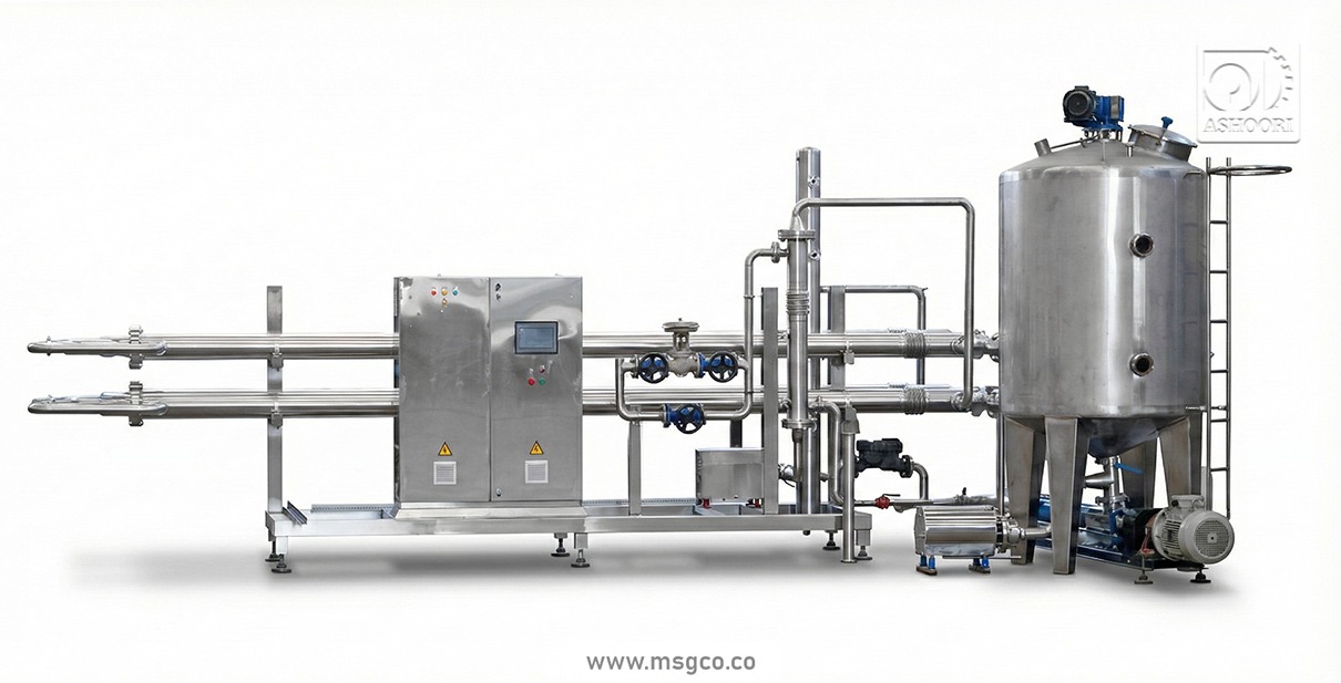 دستگاه پاستوریزاتور ماشین سازی عاشوری