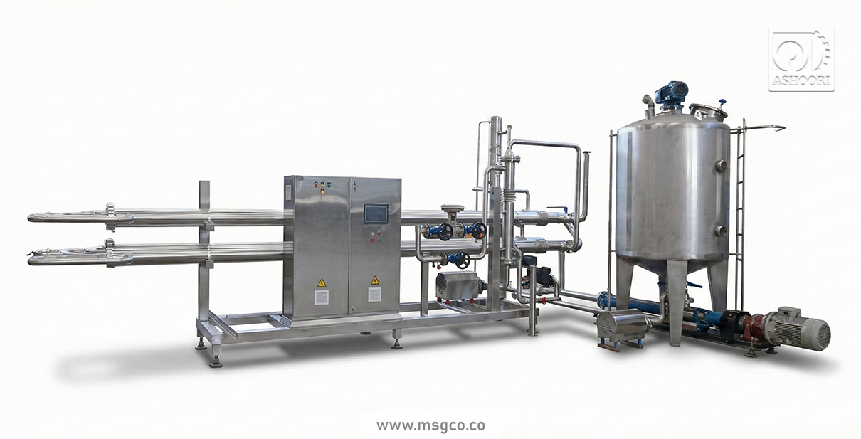 دستگاه پاستوریزاتور ماشین سازی عاشوری