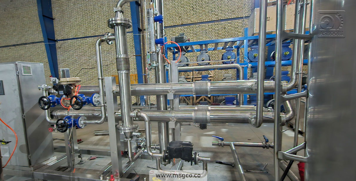 دستگاه پاستوریزاتور ماشین سازی عاشوری
