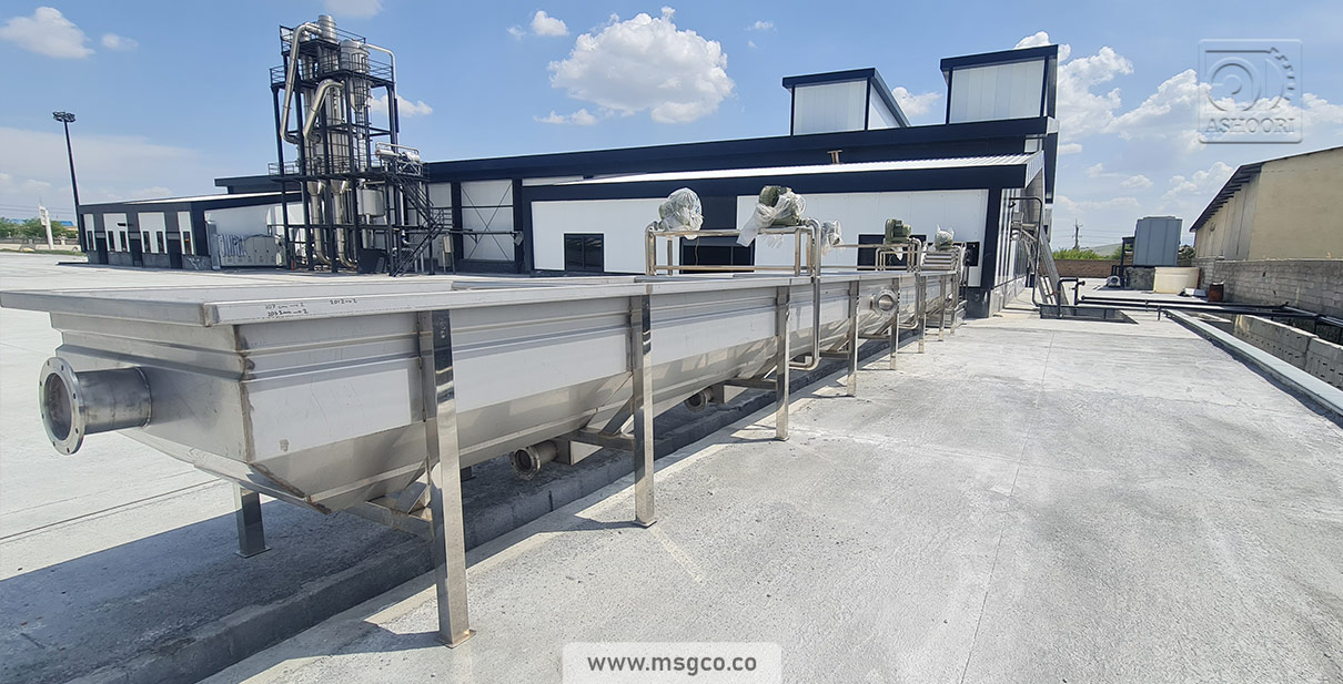 وان دریافت اولیه شستشو محصول خط گوجه فرنگی ماشین سازی عاشوری